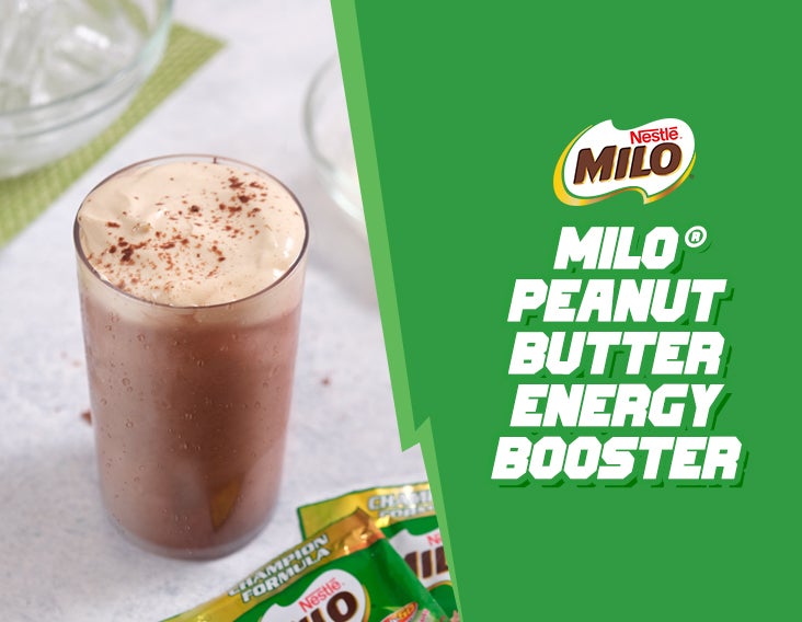 MILO® Chocolate Peanut Butter Energy Booster Recipe | MILO®
