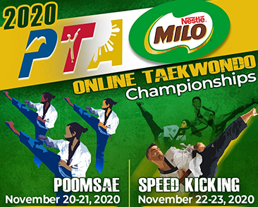 milo online taekwondo championships 2020 with PTA