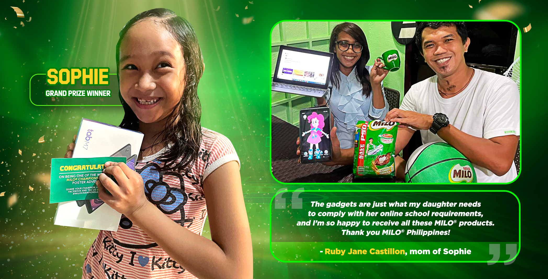 MILO® PHILIPPINES REWARDS KIDS FOR THEIR CREATIVITY, STORYTELLING, AND CHAMPION SPIRIT