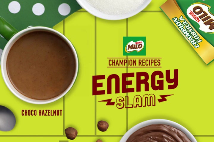 MILO® Energy Slam Choco Hazelnut Drink Recipe | MILO®
