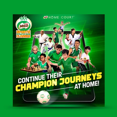 milo champion journey sports at home for kids in 2020
