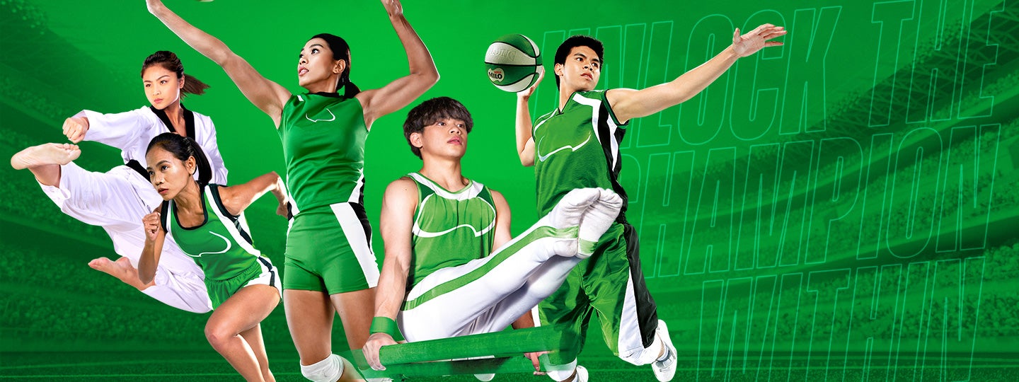 best milo athletes from different sports showing importance of sports for kids