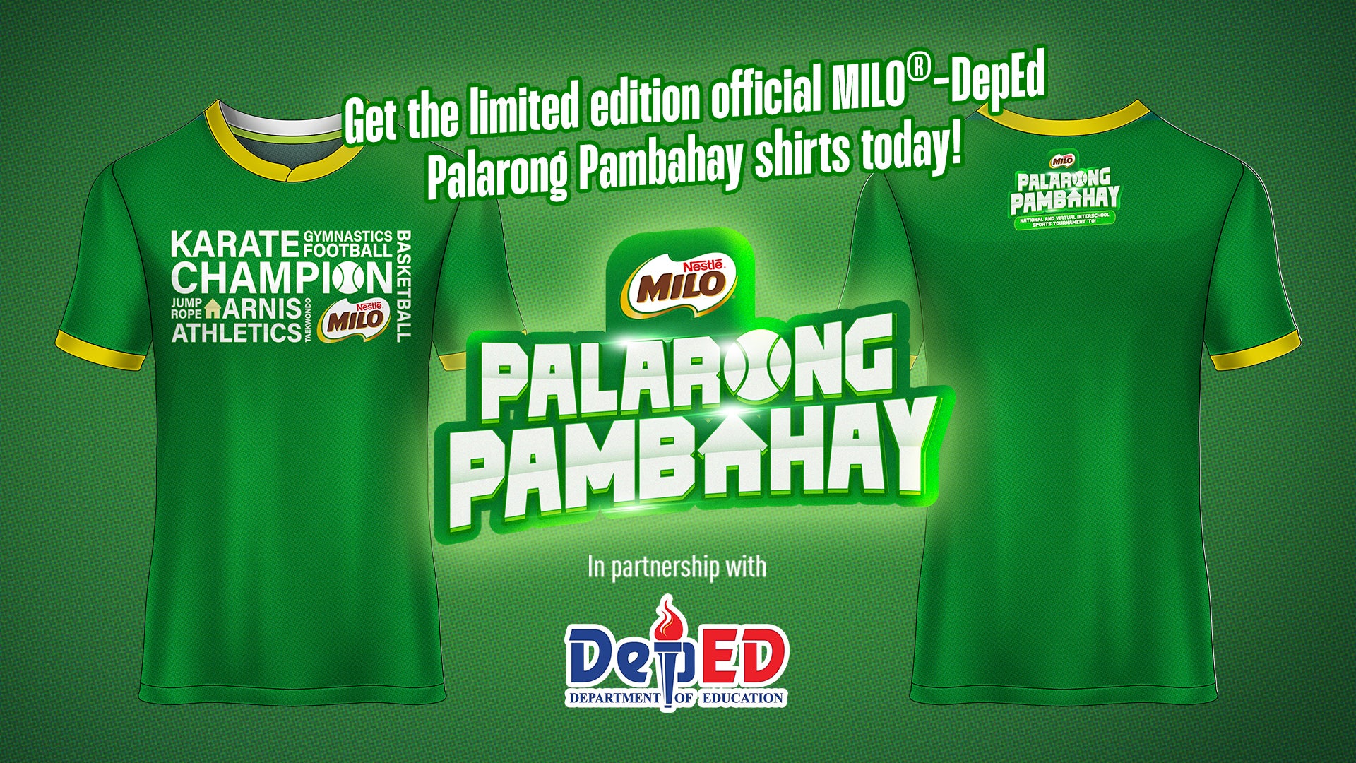 MILO® and DepEd celebrate kids' success through first-ever Palarong Pambahay virtual sports competition