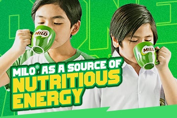 
MILO as a Source of Nutritious Energy | Body Energy Sources | MILO PH
