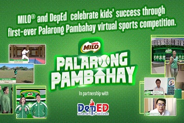 Palarong Pambahay Sports Competition's Success - Milo and DepEd partnership event 