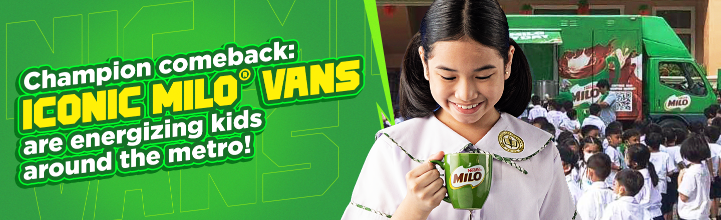 The iconic vans are back with the perfect cup of MILO®