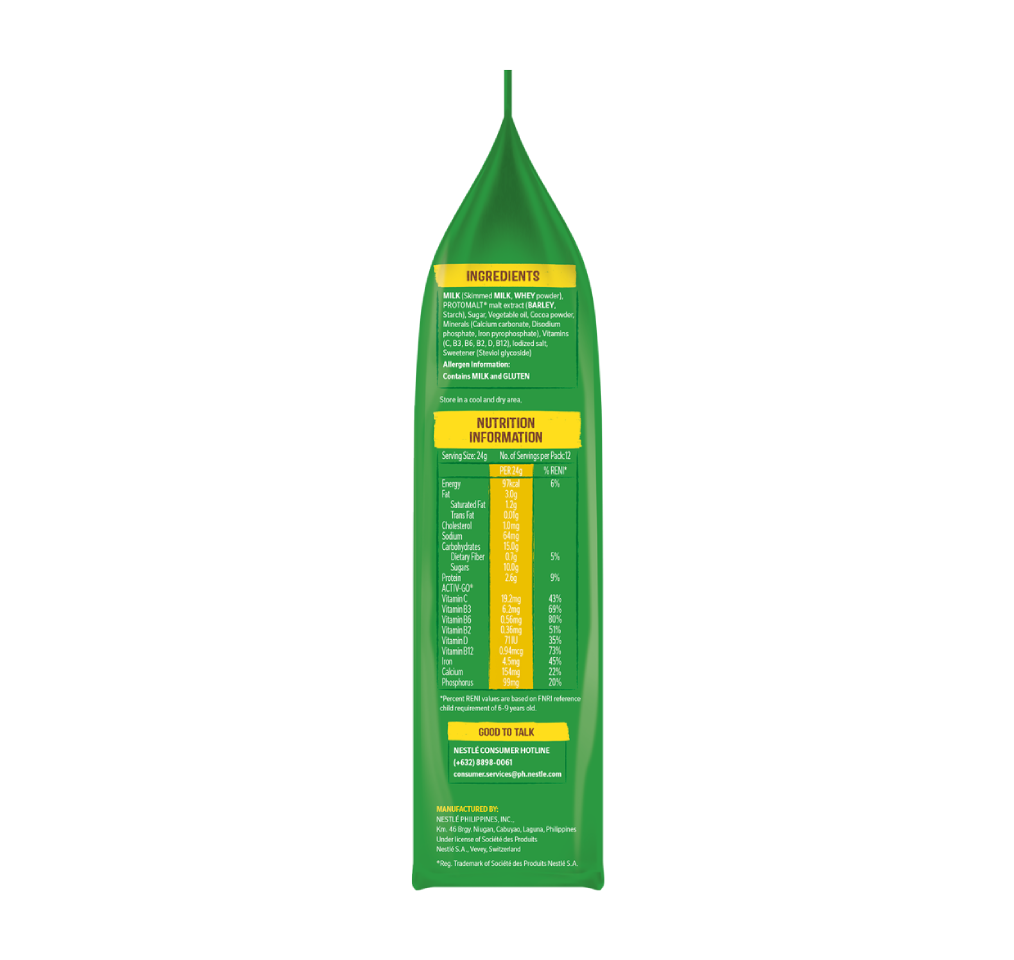 MILO® Powder 300g Side 1