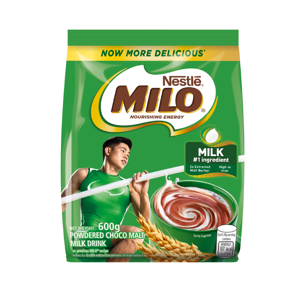 MILO® Champion Formula Choco Malt Milk Drink 600g Front