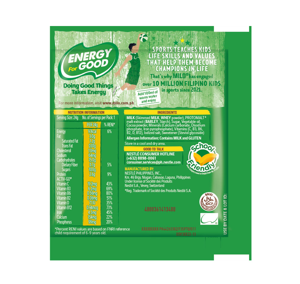 MILO® Champion Formula Choco Malt Milk Drink
