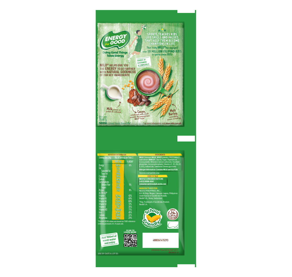 MILO® Champion Formula Choco Malt Milk Drink