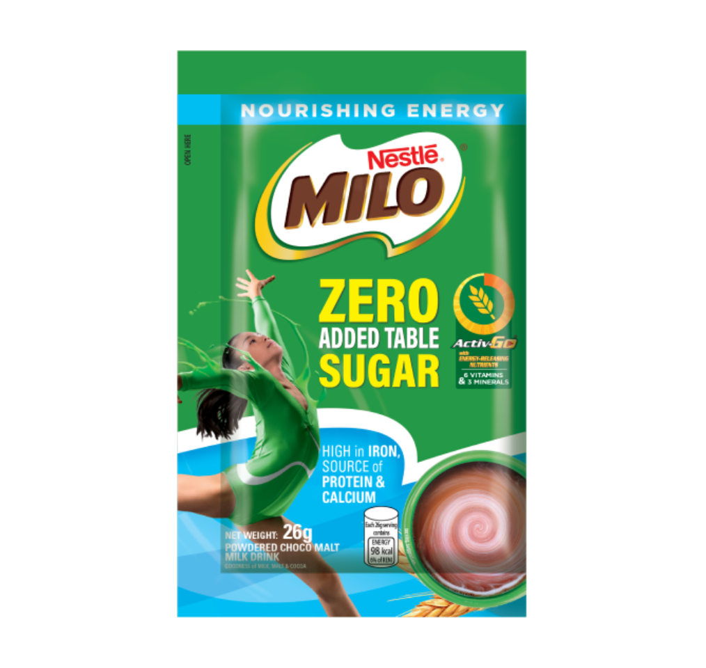 MILO ® Zero Added Table Sugar​