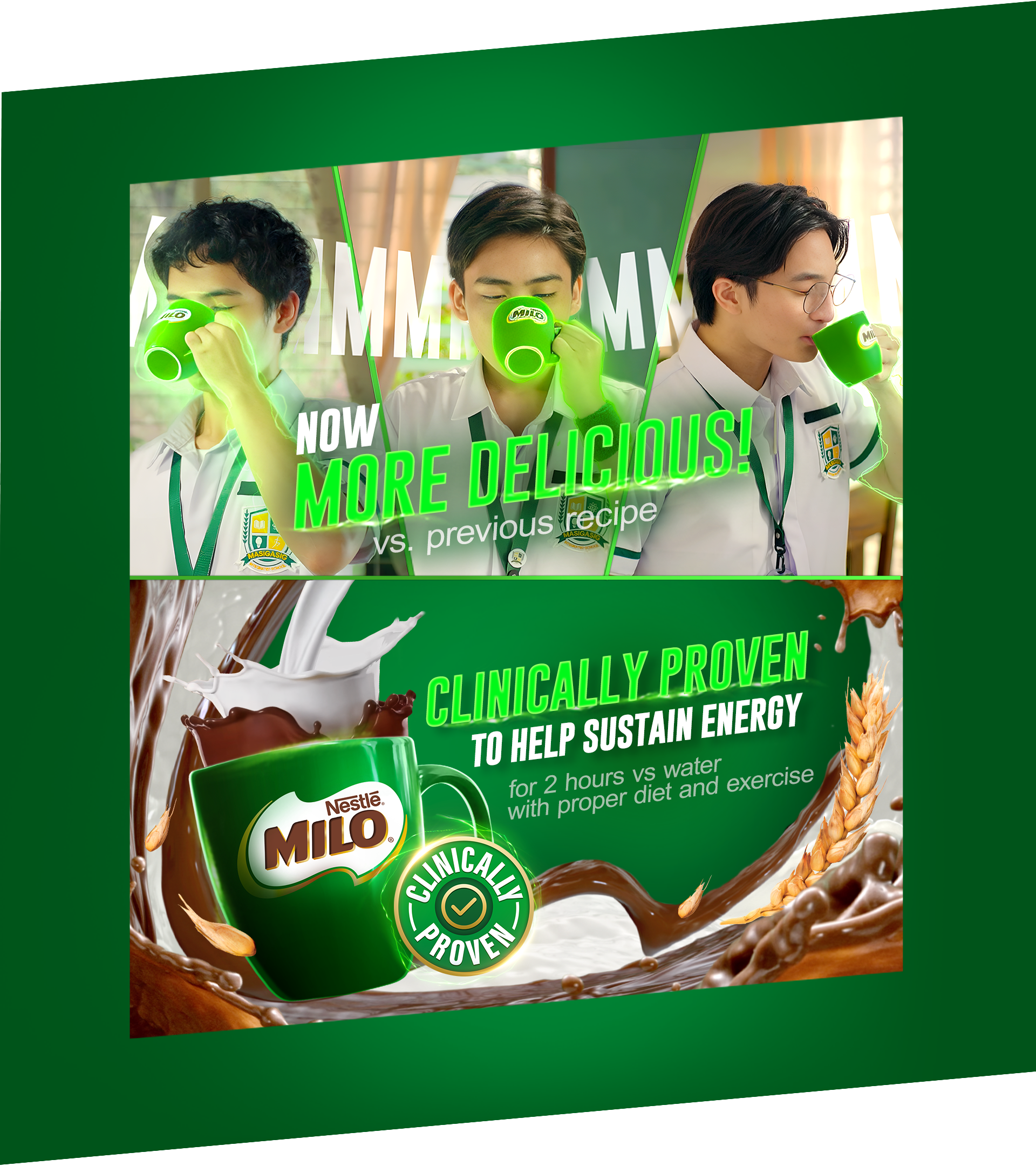 Benefits of Drinking MILO MILO Now More Delicious Clinically Proven to Help Sustain Energy
