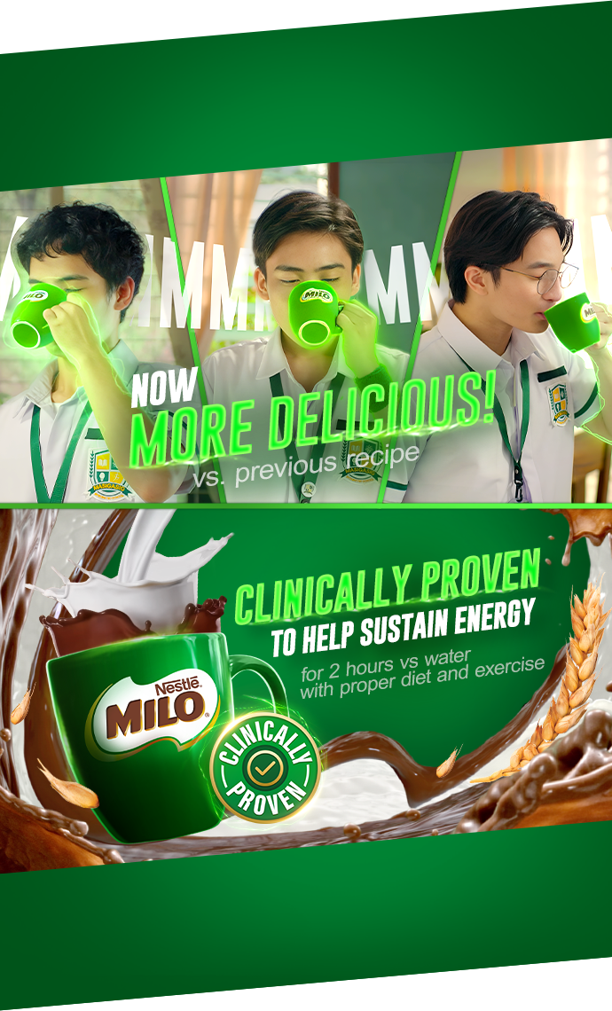 Benefits of Drinking MILO MILO Now More Delicious Clinically Proven to Help Sustain Energy