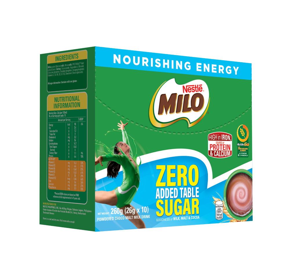 MILO® Zero Added Table Sugar​