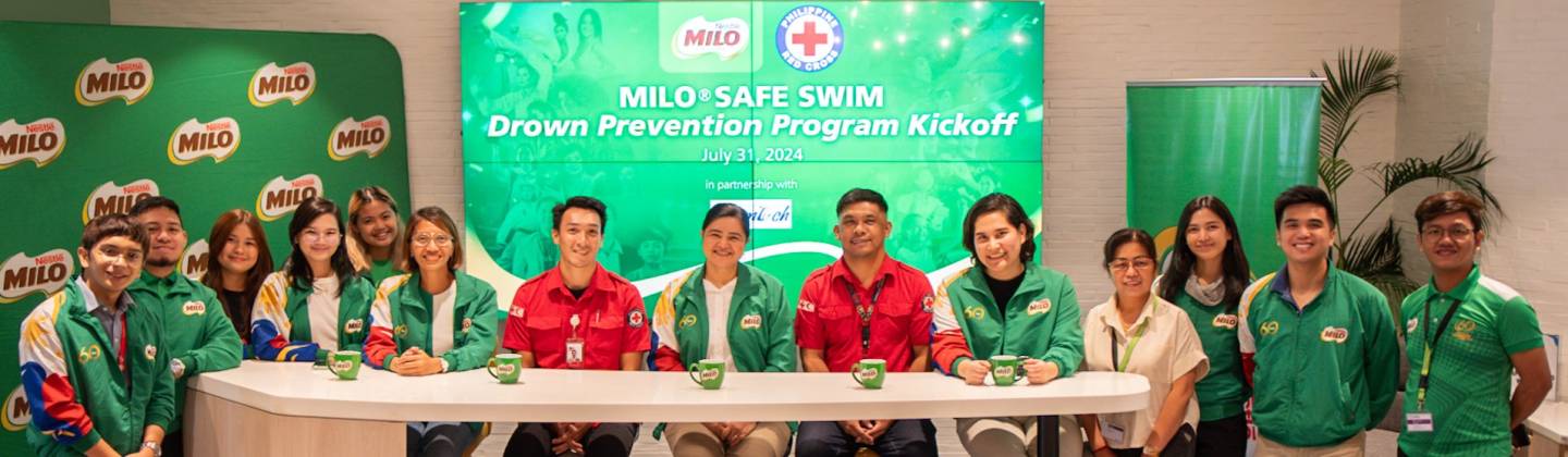 Milo Banner safe swim