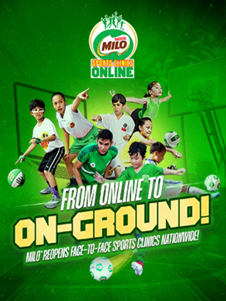 From Online to On-ground!  MILO® reopens face-to-face sports clinics nationwide! 