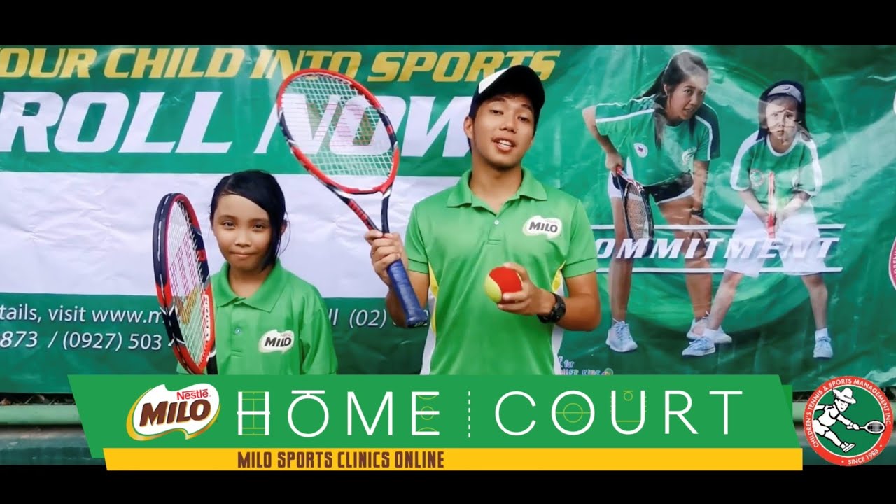 Basic Tennis Program for Kids Online Tennis MILO Philippines