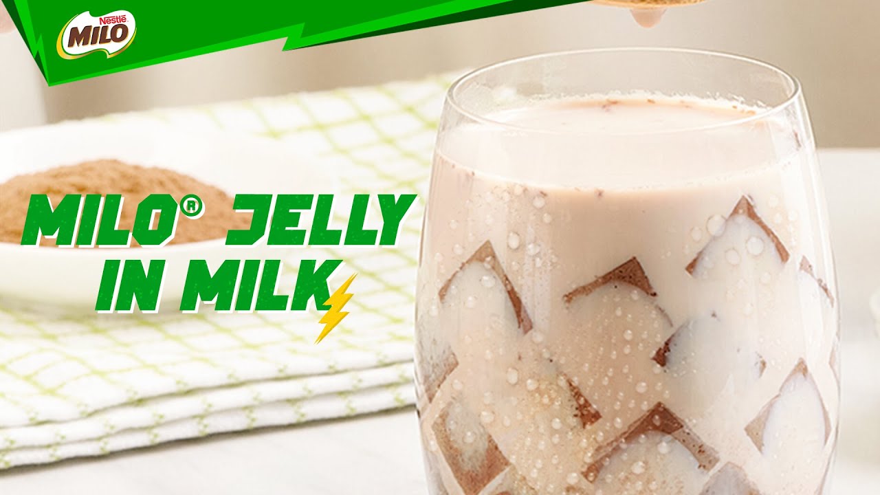 Easy & Simple MILO® Jelly In Milk Recipe MILO® Philippines